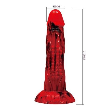 Dildo silikonowe z wypustkami 21cm Power Monsters Minotaur BAILE