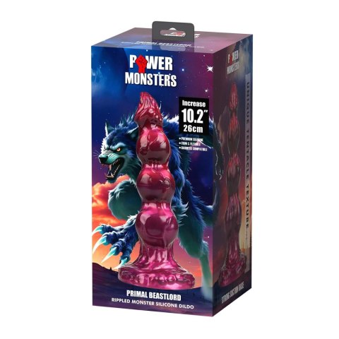 Dildo silikonowe z przyssawką 26cm Power Monsters Primal Beastlord BAILE