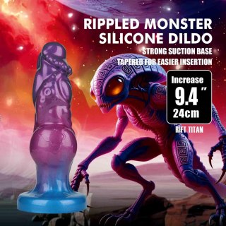 Dildo silikonowe pompowane 24cm Power Monsters Rift Titan BAILE