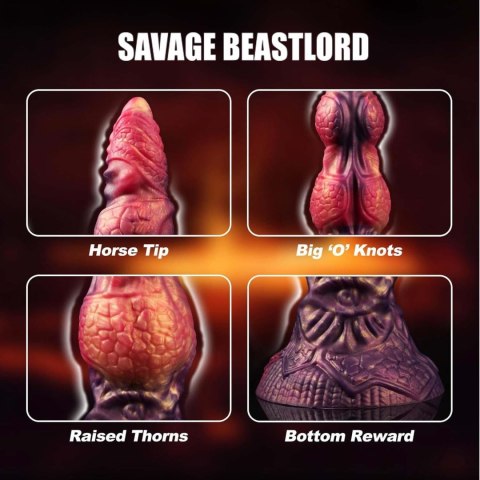 Dildo z przyssawką 24cm Power Monsters Savage Beastlord BAILE