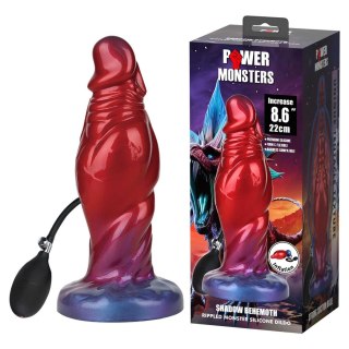 Dildo silikonowe nadmuchiwane 22cm Power Monsters Shadow Behemoth BAILE