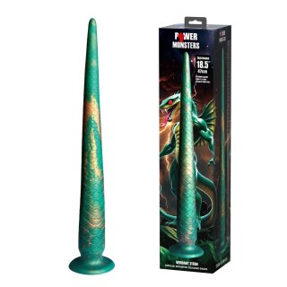 Dildo pokryte łuskami 47cm Power Monsters Verdant Titan BAILE