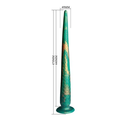 Dildo pokryte łuskami 47cm Power Monsters Verdant Titan BAILE