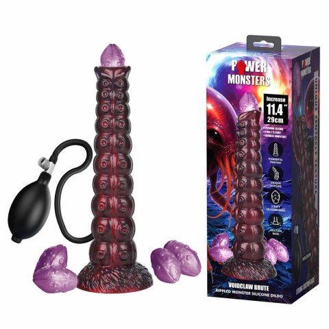 Dildo silikonowe teksturowane 29cm Power Monsters Voidclaw Brute BAILE