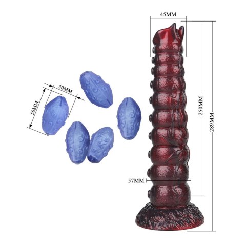 Dildo silikonowe teksturowane 29cm Power Monsters Voidclaw Brute BAILE