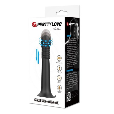 Luksusowy Wibrator Tłokowo-Rotacyjny Z Przyssawką 23 cm – Pretty Love