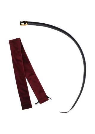 Gładki Skórzany Pejcz Z Główką W Kształcie Róży Zalo & Upko Leather Soft Whip UPKO UPKO