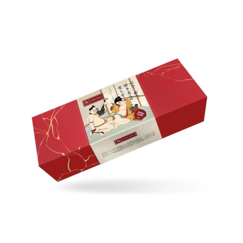Kinbaku Ukiyoe Red Rosy Lamb Leather Ankle Cuffs Liebe Seele Liebe Seele