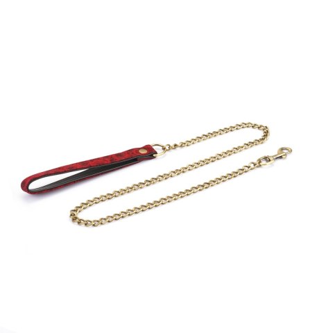 Kinbaku Ukiyoe Red Rosy Leather Collar And Leash Liebe Seele Liebe Seele