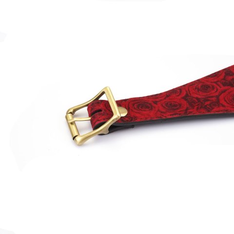 Kinbaku Ukiyoe Red Rosy Leather Strap On Harness Liebe Seele Liebe Seele