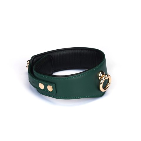 Obroża Mossy Chic Leather Curved Collar Liebe Seele Liebe Seele