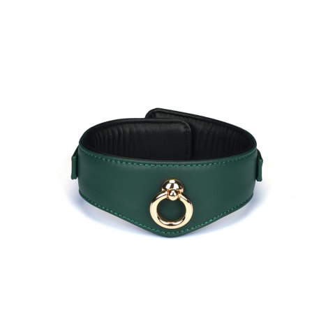 Obroża Mossy Chic Leather Curved Collar Liebe Seele Liebe Seele