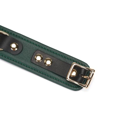 Obroża ze smyczą Mossy Chic Leather Collar with Leash Liebe Seele Liebe Seele