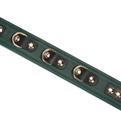 Obroża ze smyczą Mossy Chic Leather Collar with Leash Liebe Seele Liebe Seele