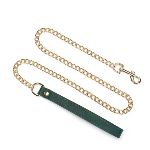 Obroża ze smyczą Mossy Chic Leather Collar with Leash Liebe Seele Liebe Seele
