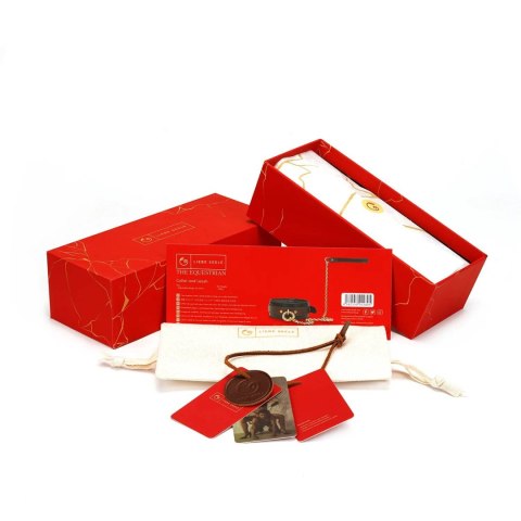 Obroża ze smyczą The Equestrian Leather Collar Liebe Seele Liebe Seele