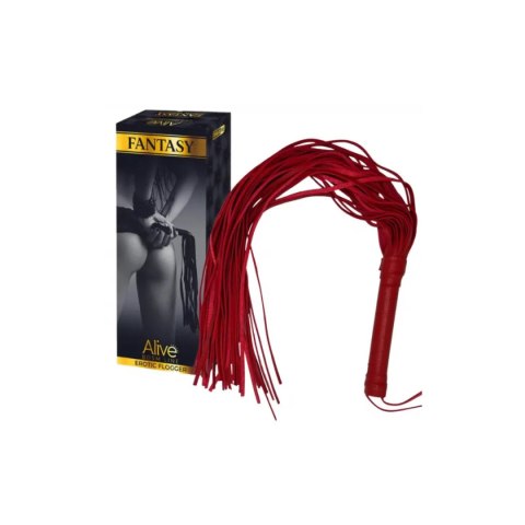 Pejcz Fantasy Flogger Long Leather Red Alive Alive