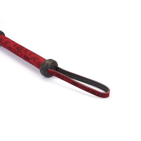 Pejcz Kinbaku Ukiyoe Red Rosy Leather Flogger Whip Liebe Seele Liebe Seele