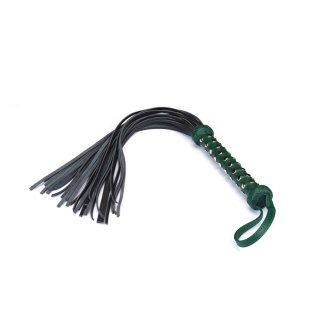 Pejcz Mossy Chic Leather Heavy Flogger Liebe Seele Liebe Seele