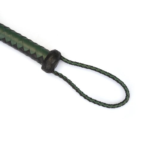 Pejcz Mossy Chic and Black Leather Cat O Nine Tails Whip Liebe Seele Liebe Seele