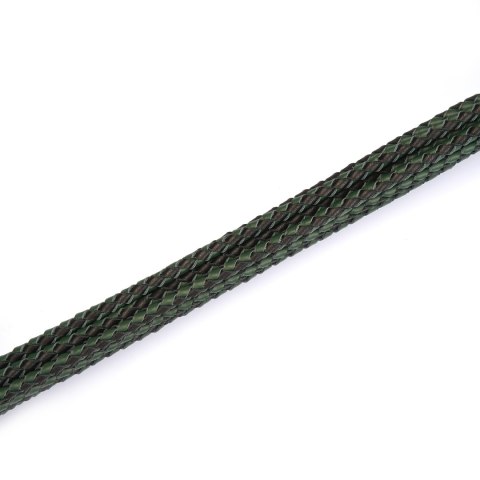 Pejcz Mossy Chic and Black Leather Cat O Nine Tails Whip Liebe Seele Liebe Seele