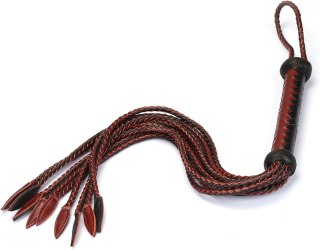 Pejcz Wine Red and Black Leather Cat O Nine Tails Liebe Seele Liebe Seele