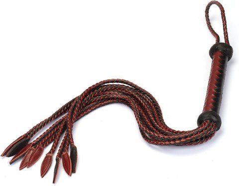 Pejcz Wine Red and Black Leather Cat O Nine Tails Liebe Seele Liebe Seele