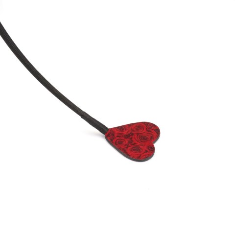 Szpicruta Kinbaku Ukiyoe Red Rosy Leather Crop Liebe Seele Liebe Seele