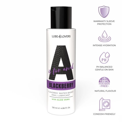 Lubrykant analny o zapachu jeżyny LUBE4LOVERS A Is for Blackberry 120ml