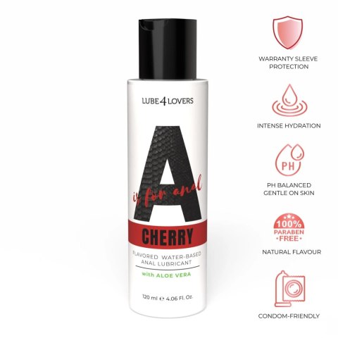 Lubrykant analny o zapachu wiśni LUBE4LOVERS A Is for Cherry 120ml