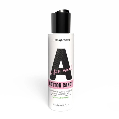 Lubrykant analny o zapachu waty cukrowej LUBE4LOVERS A Is for Cotton Candy 120ml