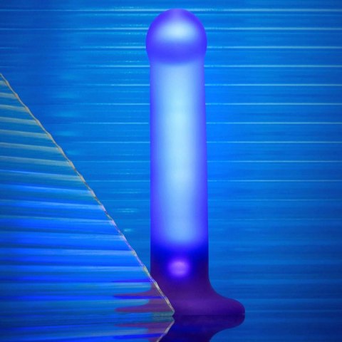 Dildo świecące niebieskie 18cm GLOW-LED DILDO M DORCELL