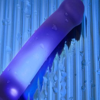 Dildo świecące niebieskie 18cm GLOW-LED DILDO M DORCELL