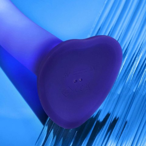 Dildo świecące niebieskie 18cm GLOW-LED DILDO M DORCELL