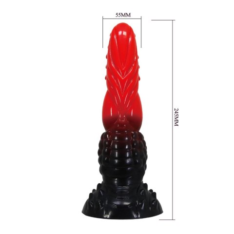 Dildo silikonowe 24.5cm Power Monsters Fire Dragon BAILE