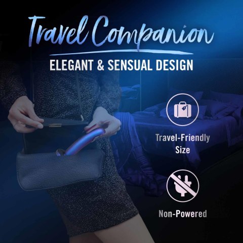 Dildo silikonowe do STRAP-ON 14.6cm niebieskie TEMPTASIA SURRENDER PEG INTERMEDIATE TONGA