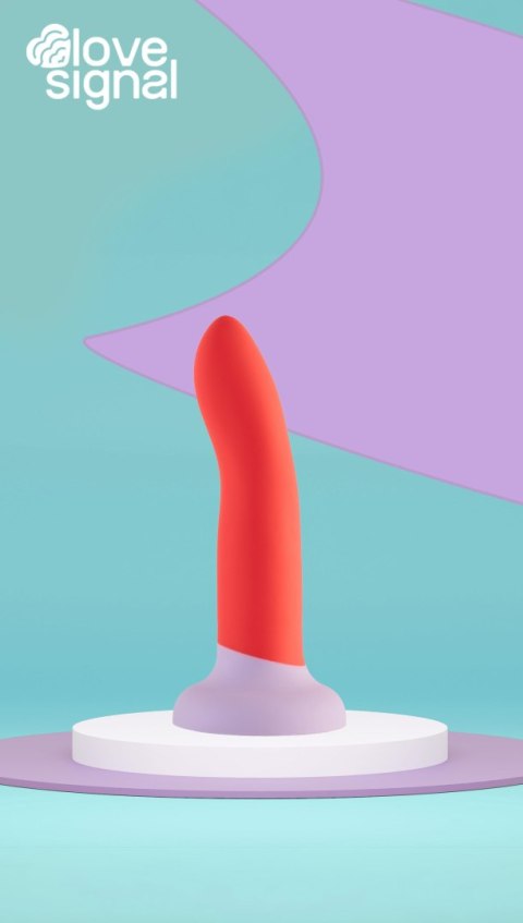 Dildo silikonowe wielokolorowe 17cm 2-Toned Love Stick Medium LOVE SIGNAL