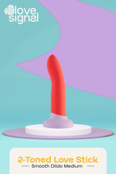 Dildo silikonowe wielokolorowe 17cm 2-Toned Love Stick Medium LOVE SIGNAL