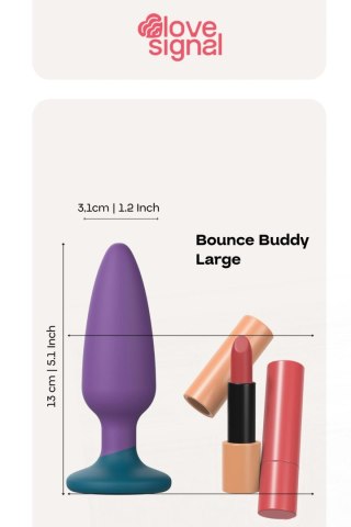 Silikonowy Korek Analny z Przyssawką 13 cm-Dreamtoys