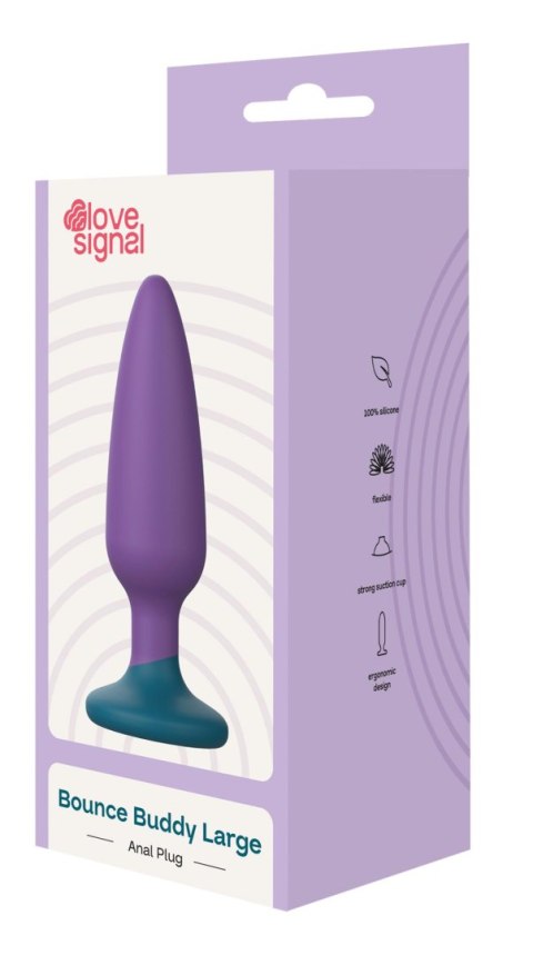 Silikonowy Korek Analny z Przyssawką 13 cm-Dreamtoys