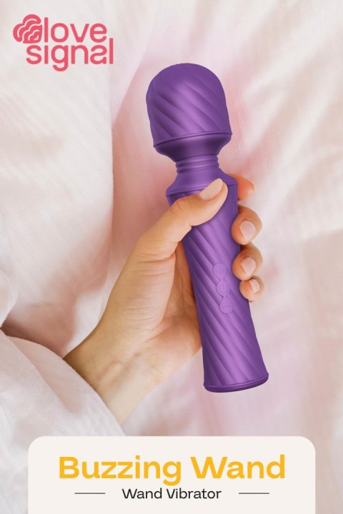 Masażer Buzzing Wand 3 Tryby 7 Programów USB Ładowany -Love Signal