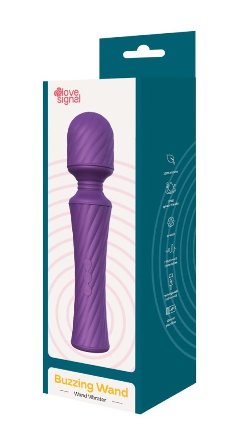 Masażer Buzzing Wand 3 Tryby 7 Programów USB Ładowany -Love Signal