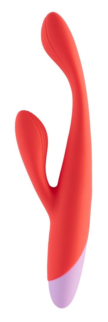 Wibrator Króliczek Dwusilnikowy Silikonowy Wodoodporny USB - Dreamtoys Double Beat