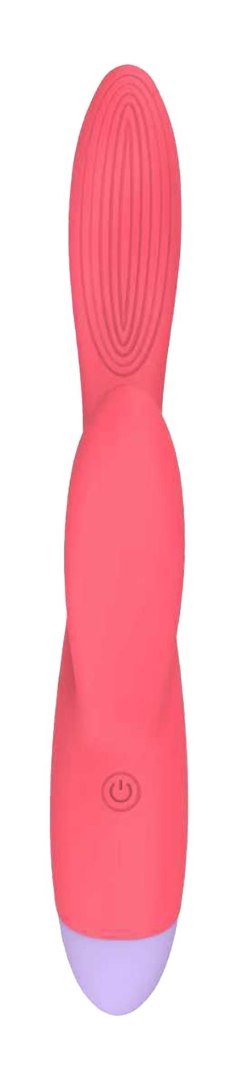 Wibrator Króliczek Dwusilnikowy Silikonowy Wodoodporny USB - Dreamtoys Double Beat