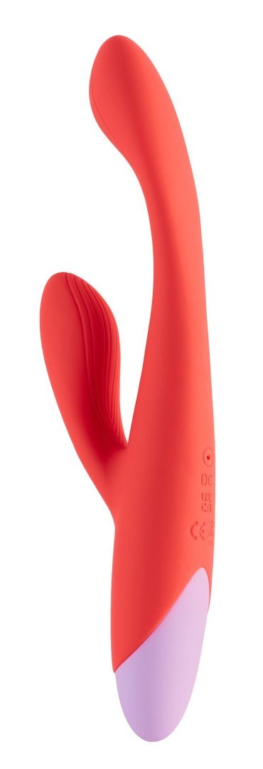 Wibrator Króliczek Dwusilnikowy Silikonowy Wodoodporny USB - Dreamtoys Double Beat