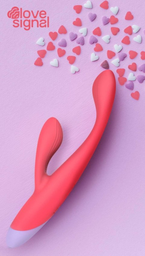 Wibrator Króliczek Dwusilnikowy Silikonowy Wodoodporny USB - Dreamtoys Double Beat