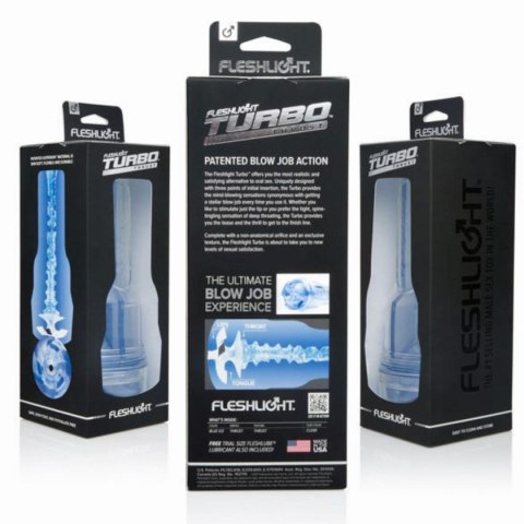 Masturbator Transparentny - Turbo Thrust Blue Ice-Fleshlight
