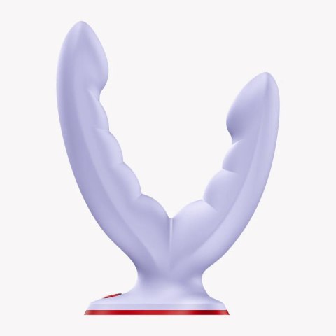 Dildo Bezpaskowe U-Shape Grinding Z Przyssawką Lawendowe – Fun Factory Ryde Lavender
