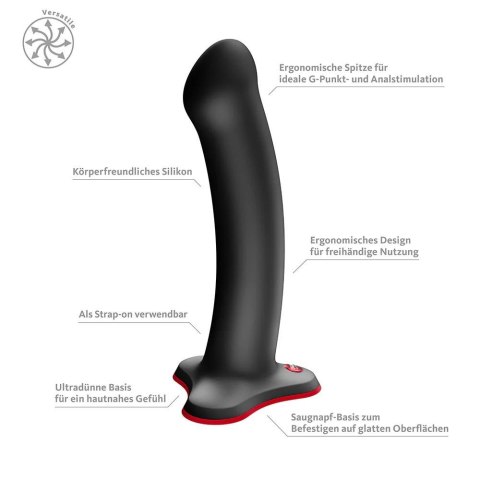 Dildo do punktu G czarne Magnum black FUNFACTORY