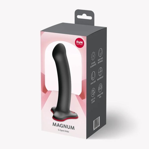 Dildo do punktu G czarne Magnum black FUNFACTORY